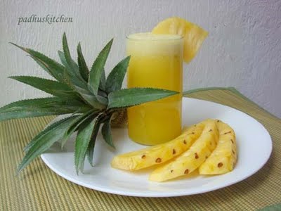 Fresh pineapple juice